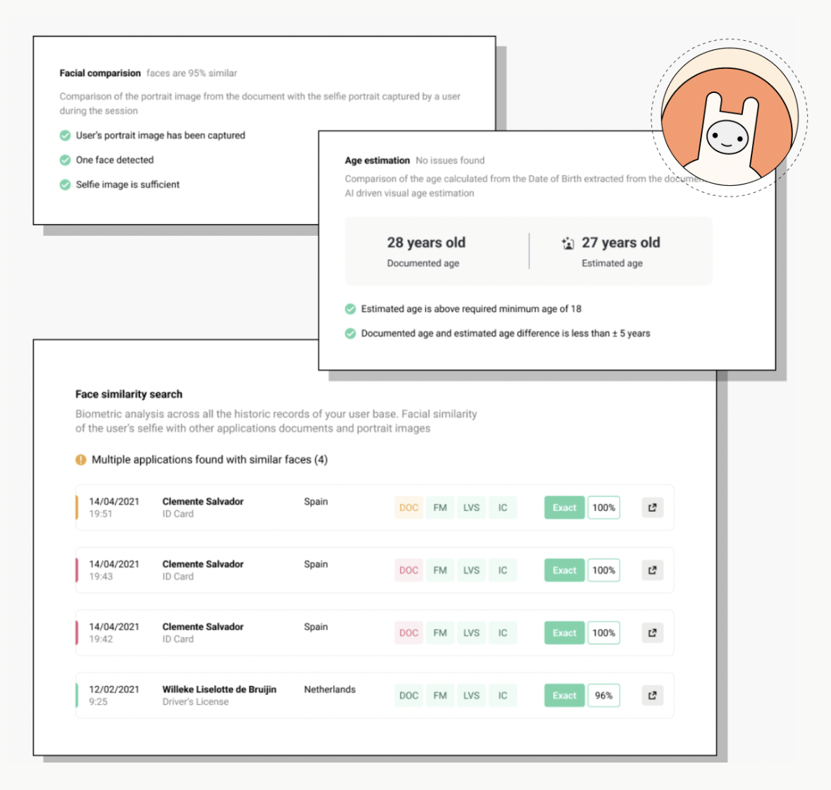 Checkin KYC dashboard