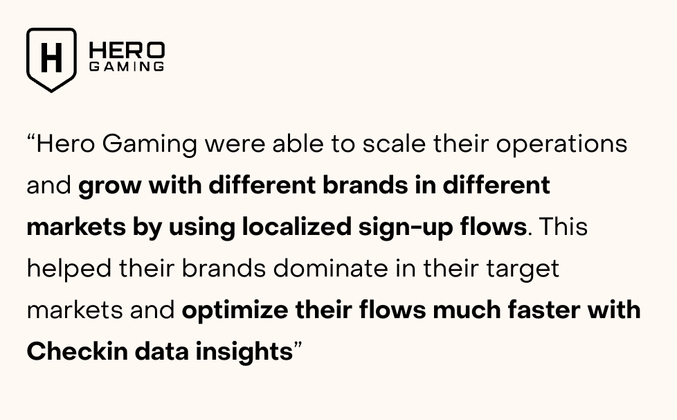 Hero Gaming KYC testimonial
