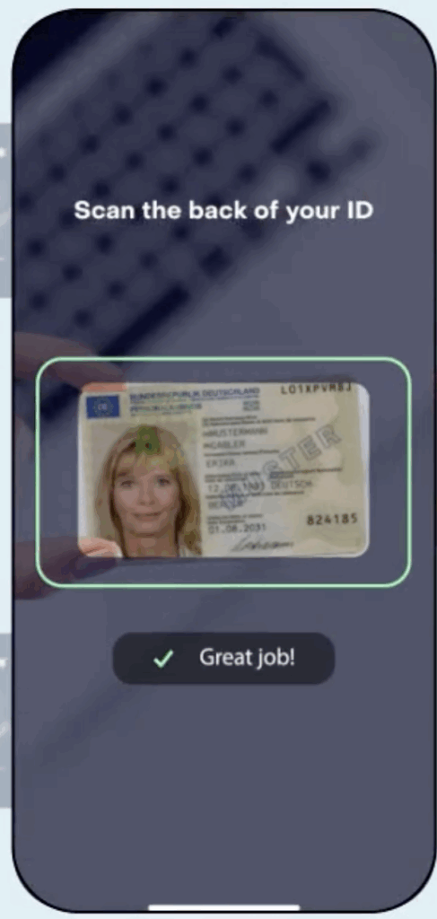 Checkin.com deepfake detection ID scanner